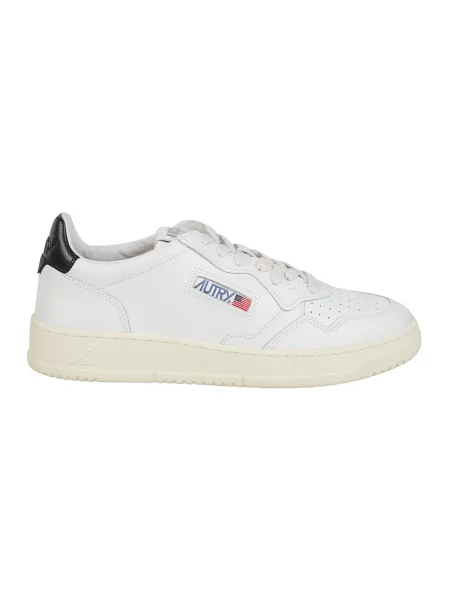 Sneakers Autry Medalist Low Man Leat/ Leat Wht/ Black EUR 42 białe