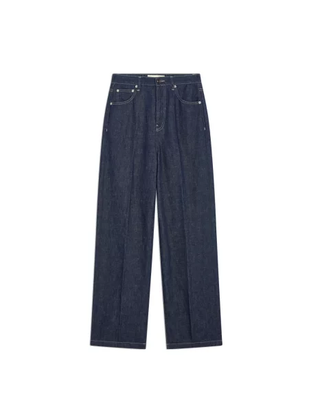 Szerokie jeansy Semicouture niebieskie