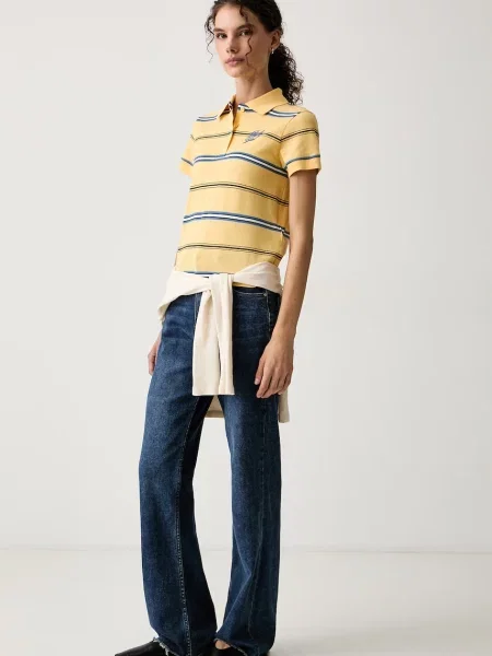 Tricou polo Max&co. galben