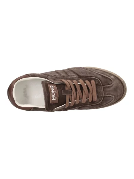 Sneakersy Monoway skórzane brązowe
