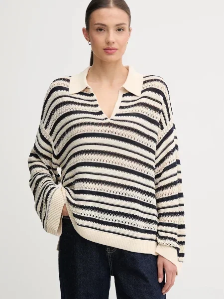 Tommy Hilfiger sweter lekki beżowy