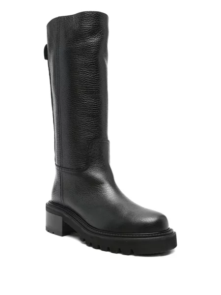 Botine Via Roma 15 din piele negru