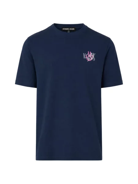Tricou Iceberg cu imagine albastru