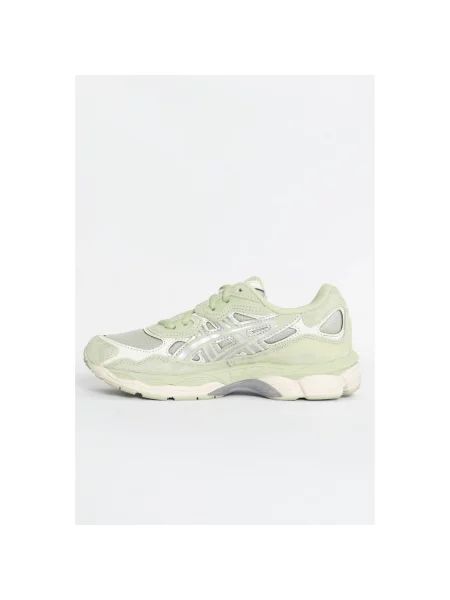 Sneakersy Asics zamszowe zielone