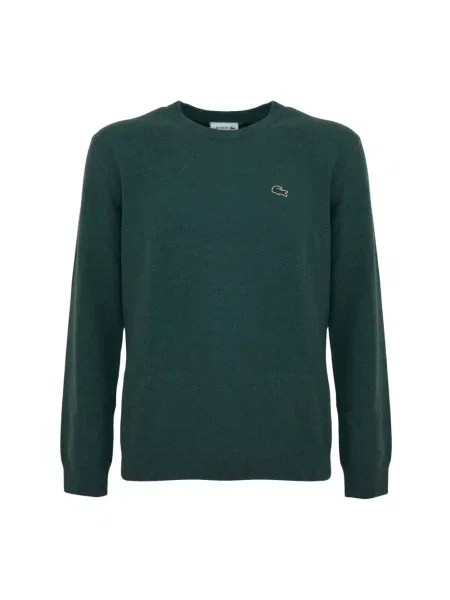 Sweter Lacoste wełniany zielony