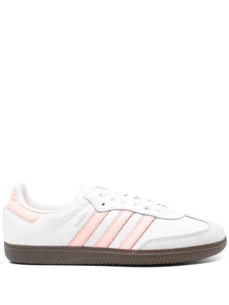 Sneakerși Adidas Samba din piele maro