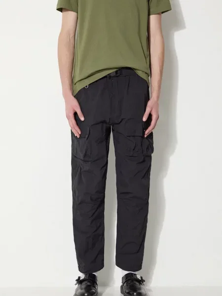 Панталон Maharishi Veg Dyed Cargo Track Pants Japanese с кройка тип карго черно