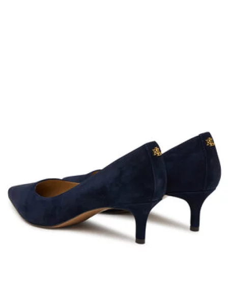 Lauren Ralph Lauren salonarji semiš Adrienne modra