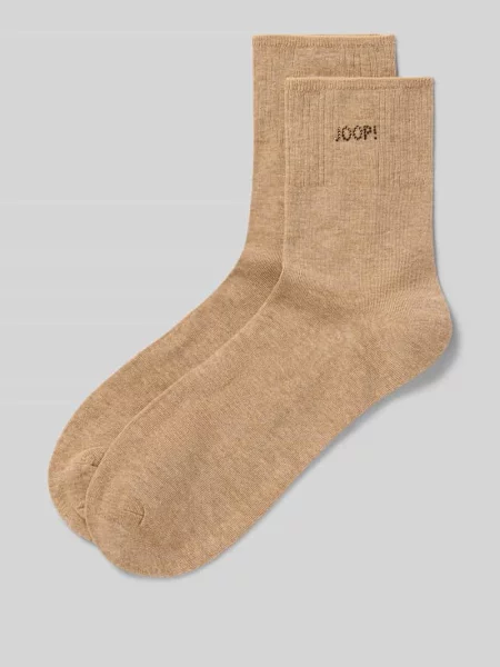 Skarpety z mieszanki bawełny w zestawie 2 szt. Joop! Collection beżowe