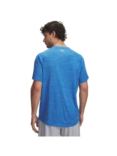 Koszulka Under Armour Tech Textured Krótkie Rękawy S niebieski