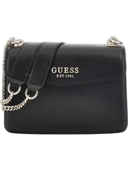 GUESS Geantă de umăr Gianessa Elite Tote' negru