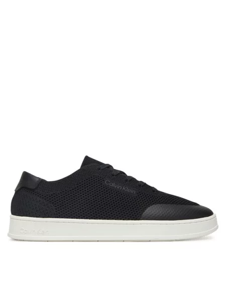Calvin Klein Tenisice Low Top Lace Up Knit crna