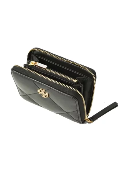 Portfel Tory Burch skórzany czarny