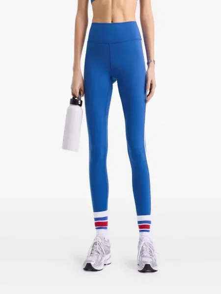 Leggings Sporty & Rich cu imagine albastru