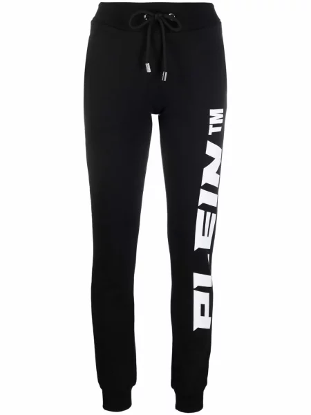 Pantaloni de jogging Philipp Plein cu imagine negru