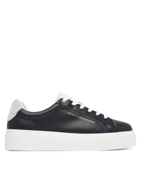 Tommy Hilfiger Sneakersy Th Feminine Platform Monogram czarny