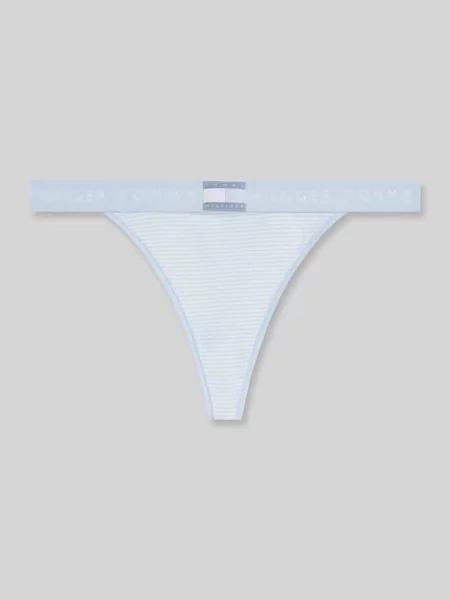 Stringi z mieszanki bawełny z detalem z logo Tommy Hilfiger