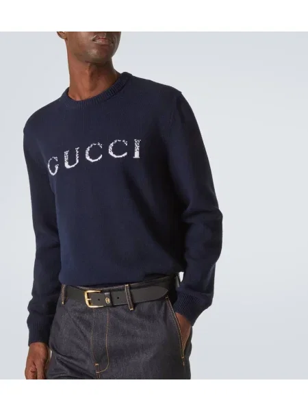 Bőr öv Gucci fekete