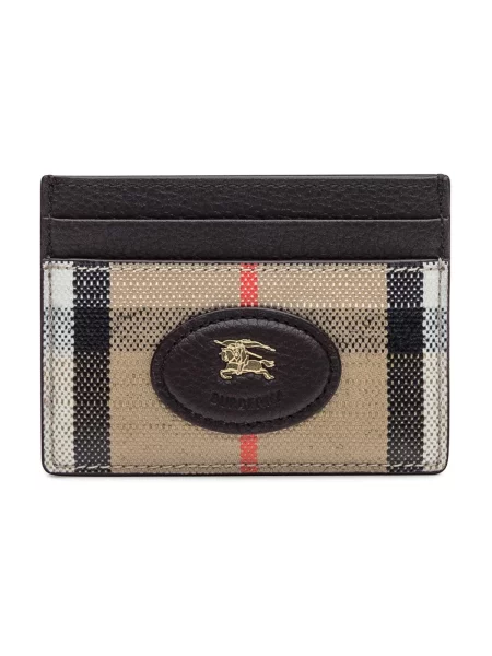 Portfel Burberry skórzany beżowy