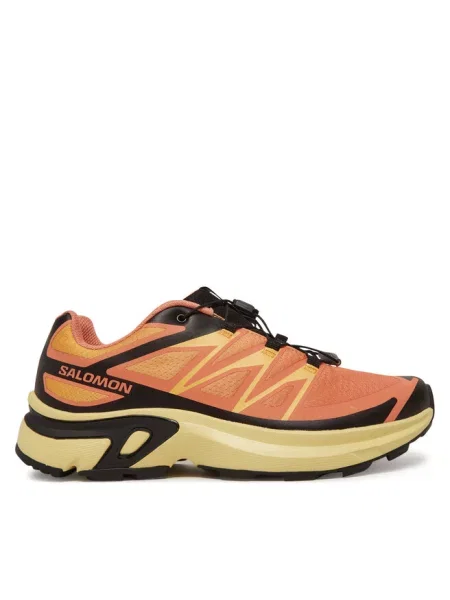 Sneakersy Salomon pomarańczowe