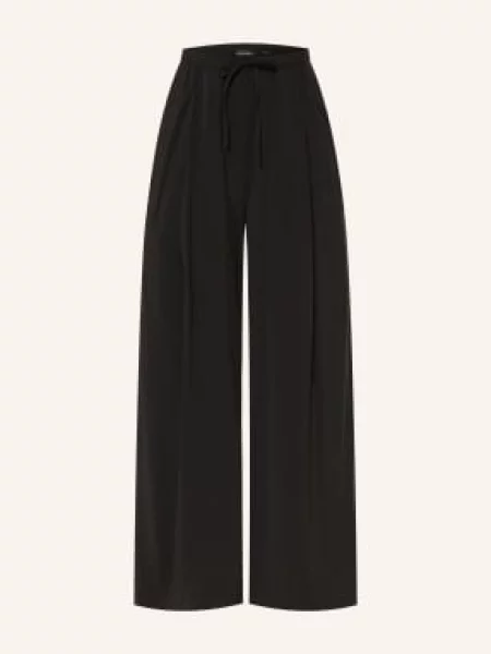 Elias Rumelis Spodnie Typu Culotte Herma schwarz czarne