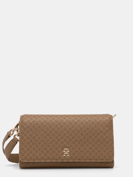 Tommy Hilfiger torebka beżowy brązowa