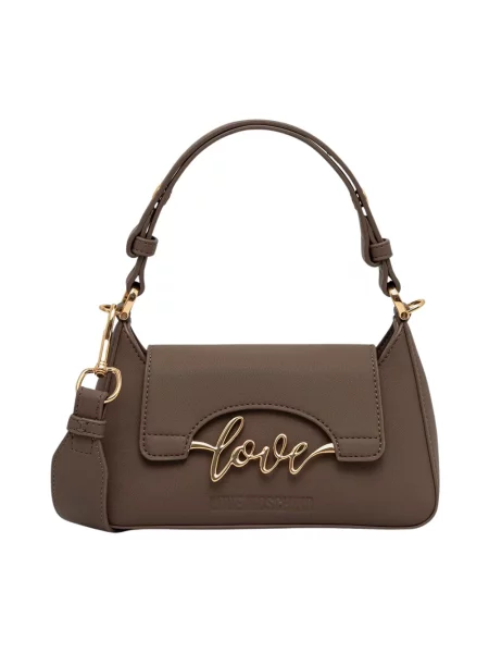 LOVE MOSCHINO Torebka Beżowy ciemny brązowa