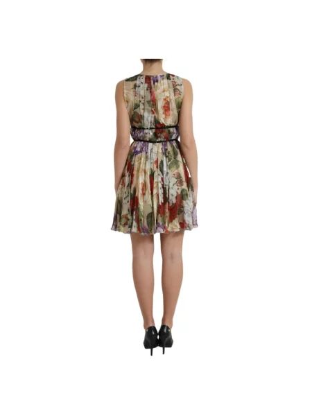 Sukienka Dolce And Gabbana w kwiatki bez rękawów