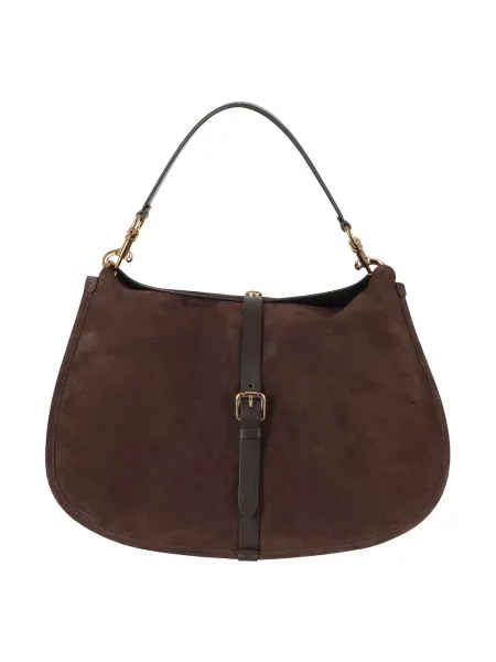 Torebka crossbody Etro zamszowa brązowa