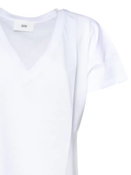 Tricou Solotre cu decolteu în V alb