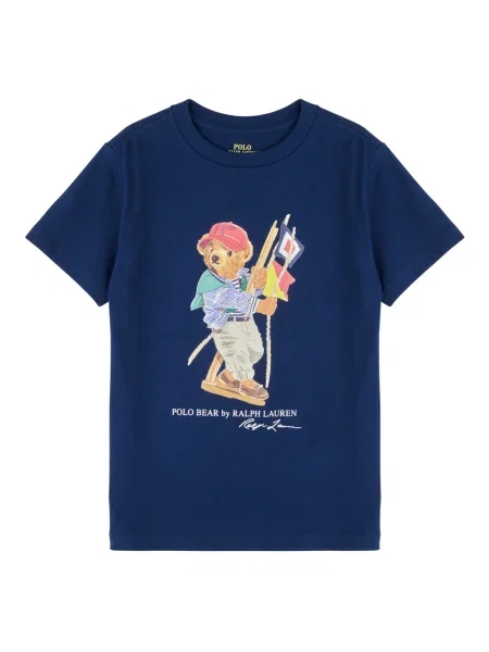 Tricou polo copii Polo Ralph Lauren albastru