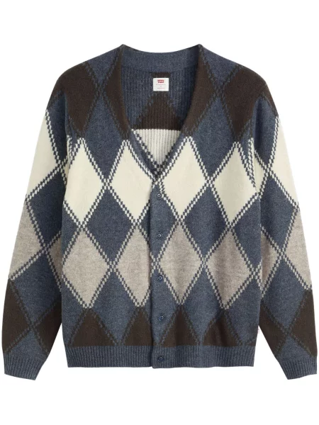 LEVI'S ® Geacă tricotată Valencia bleumarin / negru alb