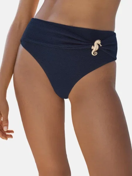 Love & roses Slip costum de baie bleumarin