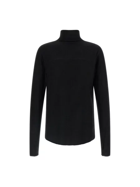 Sweter z golfem Thom Krom do golfa czarny