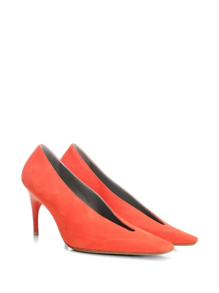 Pantofi cu toc Balenciaga portocaliu