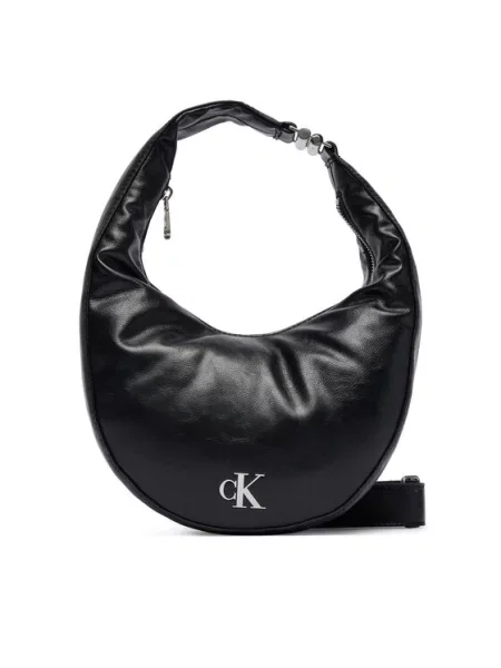 Calvin Klein Torba za na rame / bijela crna