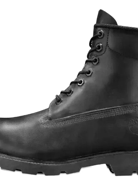 Боти до глезена Timberland с връзки с дантела изрязани черно
