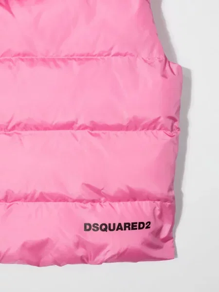 Kamizelka dziecięca Dsquared2 różowa