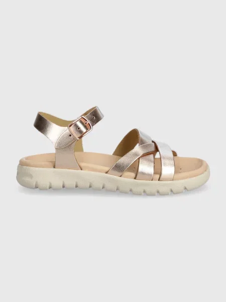 Geox Sandale J Sandal Soleima Gir M Ružičasto zlato ružičasta