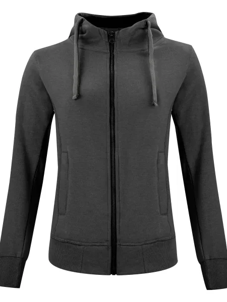 Clique Classic Hoody Full Zip – bluza z kapturem anthracite – szara
