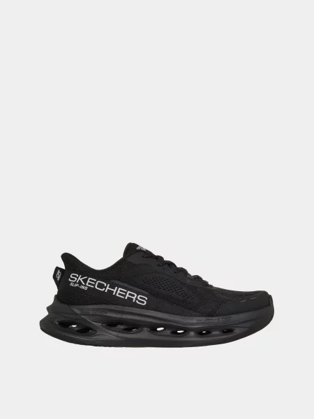 Кожаные кроссовки Skechers черные