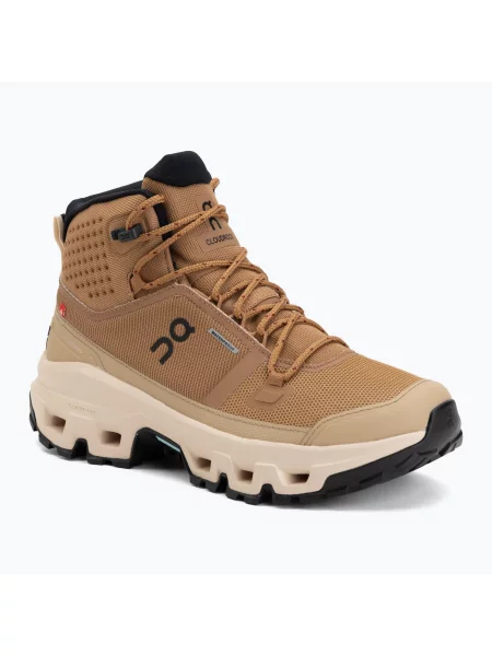 Încălțăminte pentru femei On Cloudrock Mid Waterproof sphinx/sand