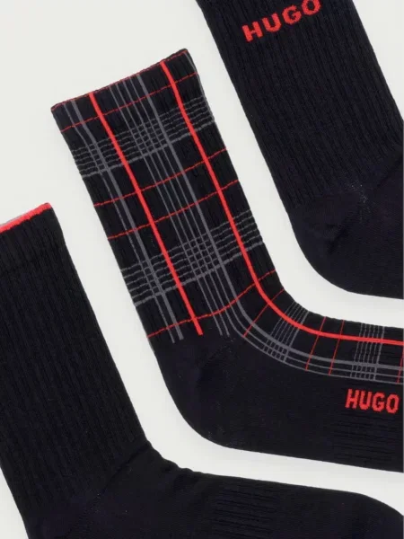 Клетчатые носки Hugo