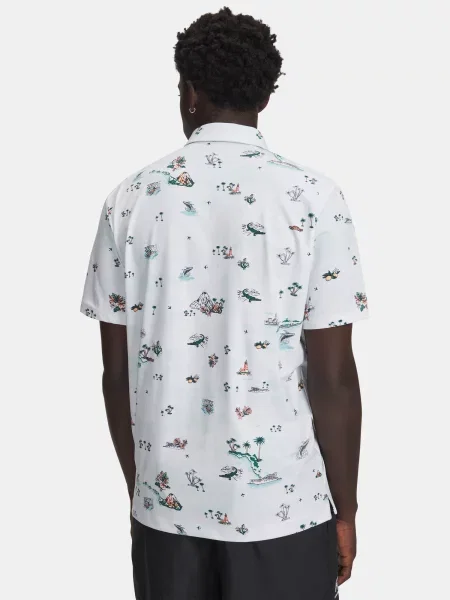 Golf tricou Under Armour negru