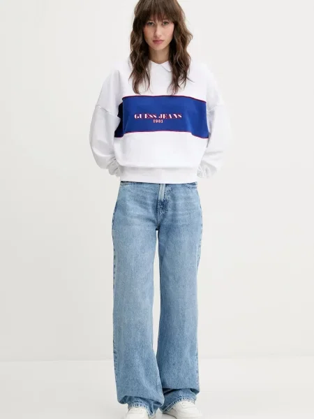 Кофта Guess Jeans візерунок білий
