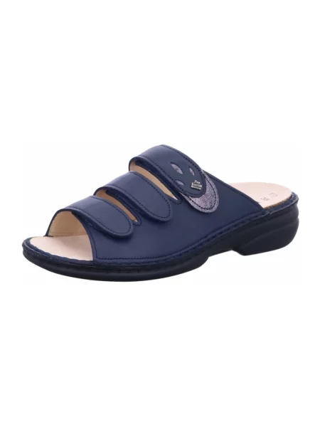 Klapki Finn Comfort niebieskie