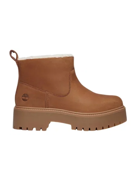 Botki Timberland skórzane brązowe