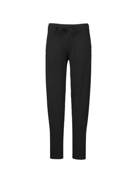 Pantaloni Minnie Rose din cașmir alergare negru