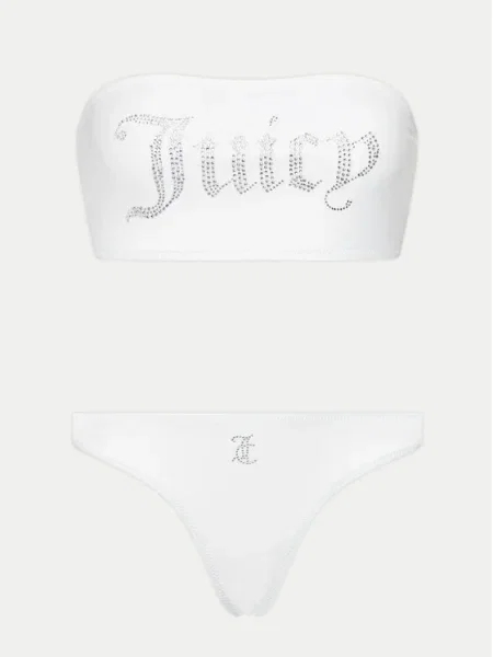 Juicy Couture Бикини Diamante бял