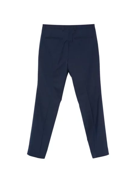 Pantaloni Boss fără toc albastru